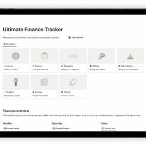 Ultimate Finance Tracker