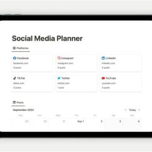 Notion Social Media Planner
