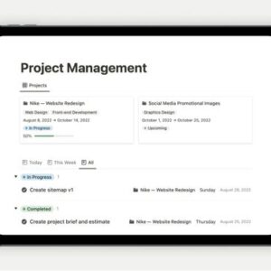 Notion Project Management